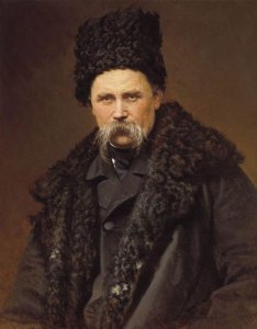 Portrait of the Ukranian Author Taras Grigorievich Shevchenko (1814-61), 1871