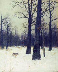 Wood in Winter, 1885