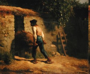 Peasant with a Wheelbarrow, 1848-5