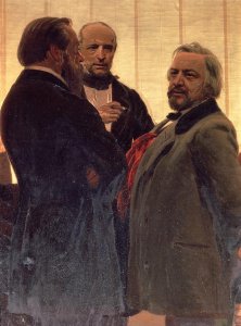 Vladimir Odoevsky (1803-69), Mily Balakirev (1837-1910) and Mikhail Ivanovich Glinka (1804-57), 1890s