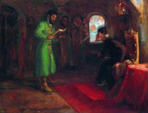 Boris Godunov with Ivan the Terrible