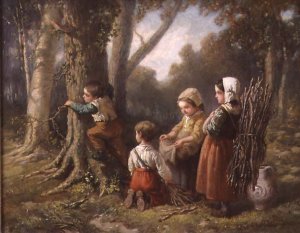 Gathering Firewood, 1855