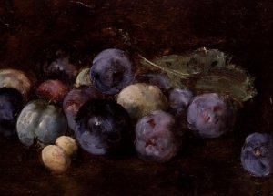 A Still-Life of Plums, 1874