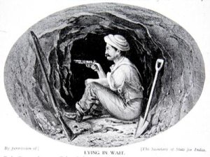 Lying in wait illustration from The History of the Nation