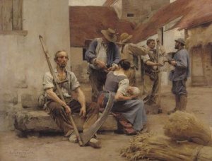 Paying the Harvesters 1882