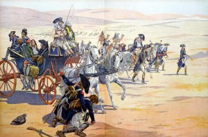 Napoleon 1769-1821 and his Troops in the Desert during the Egyptian Campaign