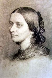 Portrait of Clara Wieck 1819-86 pianist and wife of Robert Schumann 1810-86