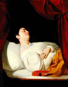 Portrait of a lady sleeping