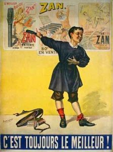 Poster advertising Zan Liquorice