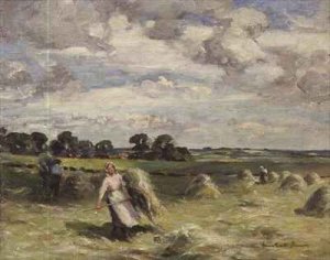 Harvesting Near Salroun, East Lothian