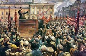 Vladimir Ilyich Lenin (1870-1924) Addressing the Red Army of Workers on 5th May 1920