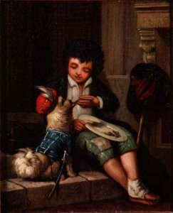 Boy with a dog