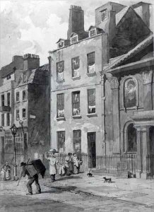 House of Sir Isaac Newton at 35 St Martin's Street, Leicester Square, London