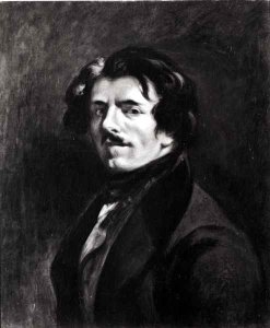 Portrait of Eugene Delacroix (1798-1863) after a self portrait of 1834