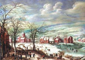 Dutch Scene in Winter