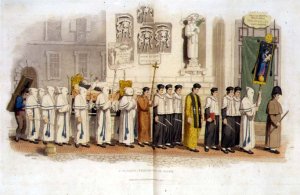 A Funeral Procession in Rome, 1820