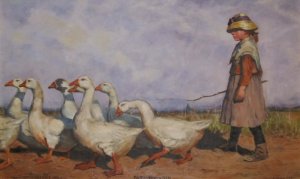 To Pastures New or 'The Goose Girl'