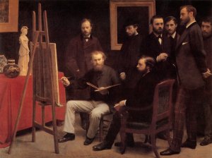 An Atelier in the Batignolles 1870